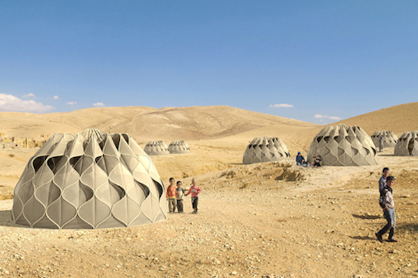 Prototype Solar Tent designed by Abeer Seikaly