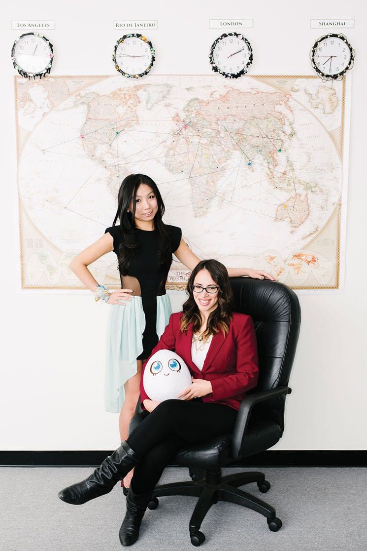 Lina Chen and Naomi Ladizinsky, founders of Nix Hydra, a gaming company for girls and women.