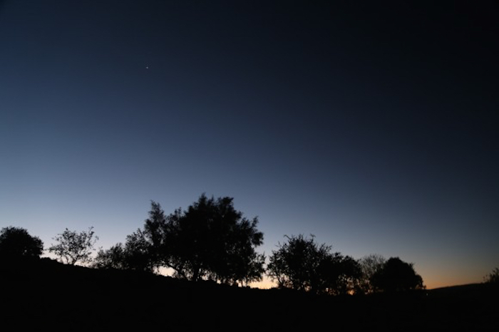 Venus over Rising Star Cave, South Africa