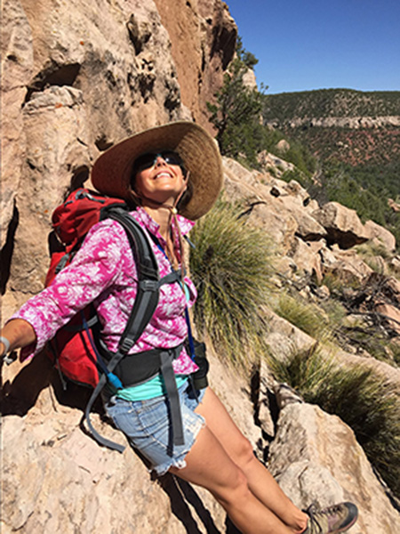 woman-backpacking-in-sabinoso-wilderness-by-mark-allison-women-of-green