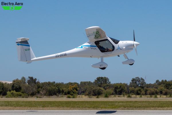 Battery-powered electric plane